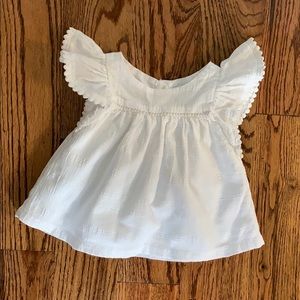 Toddler white blouse.